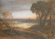 Samuel Palmer, The Curfew  or The Wide Water d Shore